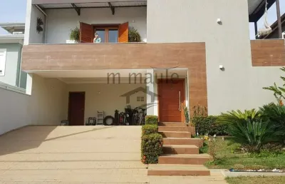 Casa em condomínio fechado com 3 quartos à venda na ipanema, 110, loteamento caminhos de san conrado (sousas), campinas, 281 m2 por r$ 1.290.000