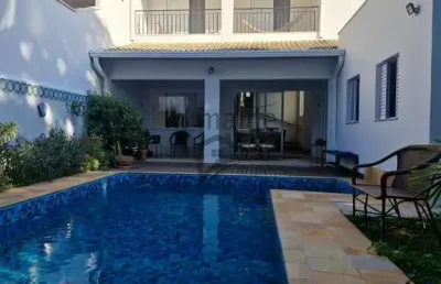 Casa em condomínio fechado com 3 quartos para alugar no loteamento caminhos de san conrado (sousas), campinas , 300 m2 por r$ 8.000