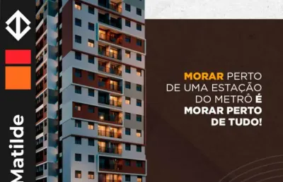 Lançamento de apartamentos 10 min. do metrô vl. matilde com 2 dormitórios, 1 suíte, vaga livre, 46m²