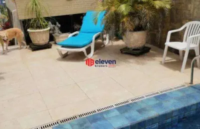 Cobertura à venda, 3 quartos, 1 suíte, 2 vagas, gonzaga - santos/sp