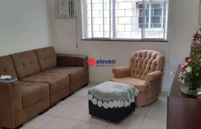 Apartamento à venda – 2 dormitórios | 1 vaga | mobiliado | av. ana costa – gonzaga, santos/sp