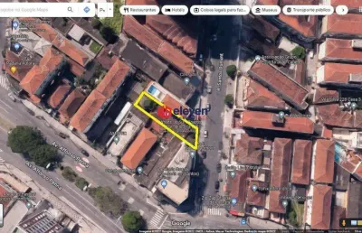 Terreno residencial à venda - 270m² próximo à av. afonso pena, no embaré - santos-sp