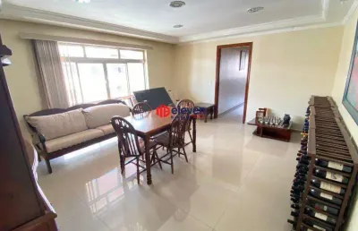 Cobertura à venda, 5 quartos, 3 suítes, 2 vagas, embaré - santos/sp