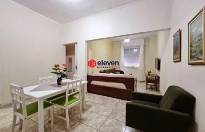 Oportunidade única! apartamento térreo frente mar no embaré – flexível e imperdível!
