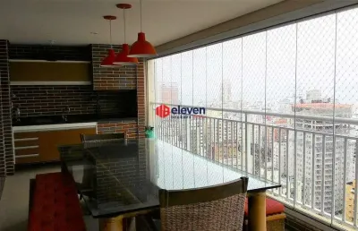 Apartamento de alto padrão em santos, bairro boqueirão, para venda, com 3 suítes e lazer completo.