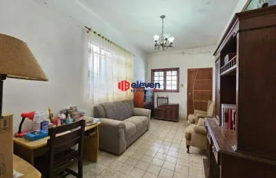 Casa térrea à venda, 03 dormitórios, bairro aparecida, santos-sp