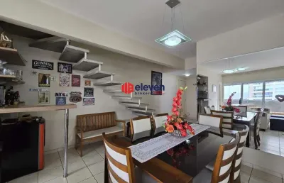 Apartamento dúplex no boqueirão em santos-sp a venda de 160m²