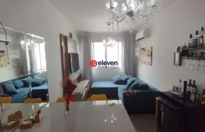 Apartamento à venda, 2 dormitórios na praia do josé menino, em santos-sp