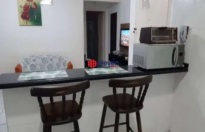 Apartamento à venda, 1 quarto, 1 vaga, itararé - são vicente/sp