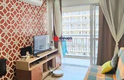 Apartamento venda 1 dormitório vila mathias lazer completo