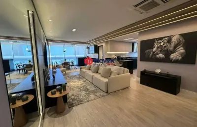 Sofisticado apartamento no praiamar residence com 2 dormitórios e lazer completo - bairro aparecida, santos-sp