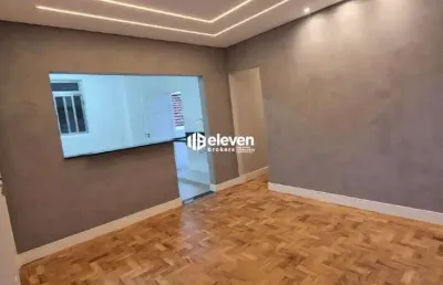 Apartamento reformado com 3 dormitórios e 1 vaga demarcada – embaré, santos/sp