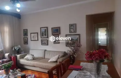 Apartamento à venda, 153m², 03 dormitórios, no josé menino - santos