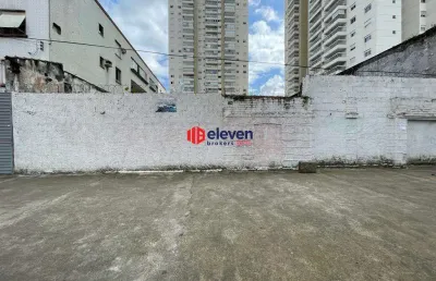 Terreno comercial para alugar na Rua Doutor Antônio Bento, Vila Mathias, Santos
