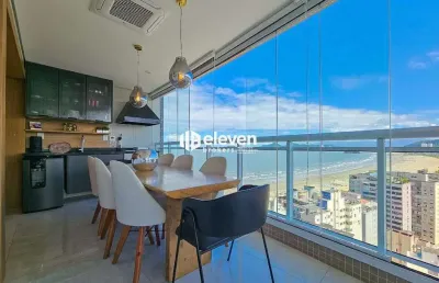 Apartamento no boqueirão, 2 suítes, vista para o mar 2 vagas e lazer completo.