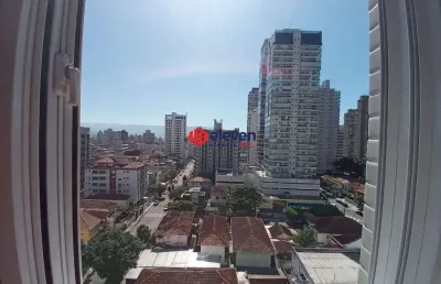 Apartamento 01 dormitório, vista livre, embaré - santos-sp