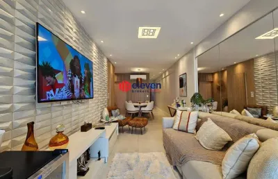 Apartamento de alto padrão para aluguel no gonzaga – santos/sp