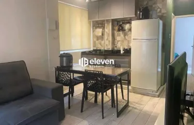 Apartamento à venda, moderno, 1 dormitório, cozinha conceito aberto, no josé menino