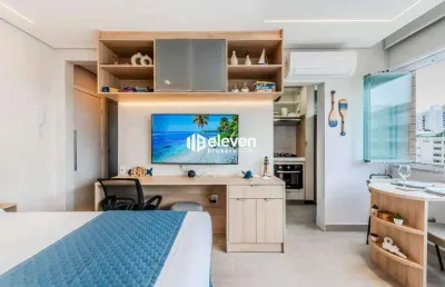 Lindo apartamento decorado vista mar para locação no embaré!