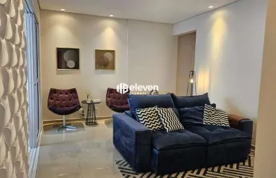 Apartamento alto padrão com 3 suítes à venda no embaré – 129m², varanda gourmet e closet