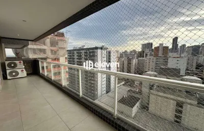 Apartamento 02 quartos, mobiliado, no gonzaga, 73m²