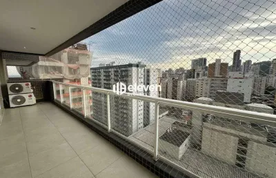 Apartamento 02 quartos, mobiliado, no gonzaga, 73m²