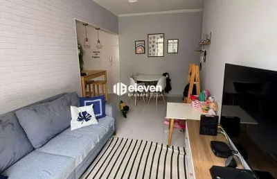 Apartamento à venda no marapé com vaga demarcada – santos/sp