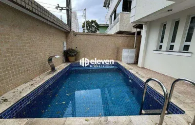 Sobrado com 350m², 3 dormitórios e piscina – venda e locação – aparecida, santos/sp