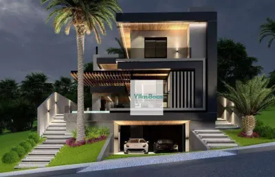 Casa com 5 dormitórios à venda, 380 m² por r$ 4.200.000,00 - condomínio residencial alphaville i - são josé dos campos/sp