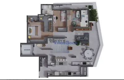 Apartamento com 3 dormitórios à venda, 149 m² por r$ 1.627.447,91 - jardim aquarius - são josé dos campos/sp