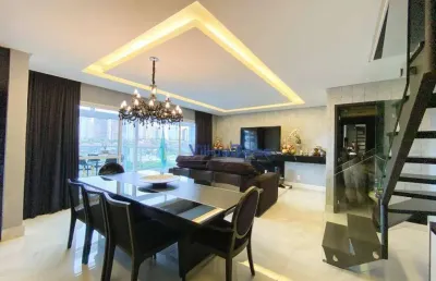 Apartamento duplex  com 2 dormitórios, sendo 2 suítes à venda, 103 m² por r$ 1.380.000 - vila ema - são josé dos campos/sp
