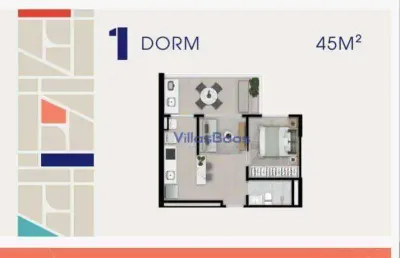 Apto 1 dorm entrega em agosto/2026 - jd aquarius - sjc - sp
