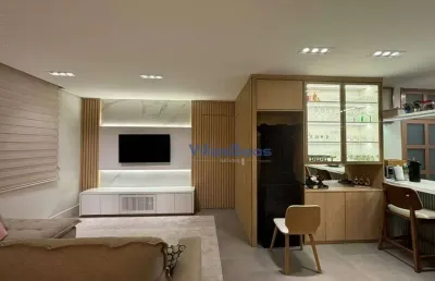 Apartamento 114m² mobiliado com 3 dormitórios à venda, 114 m² por r$ 1.680.000 - jardim aquarius - são josé dos campos/sp