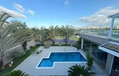 Casa com 4 dormitórios à venda, 400 m² por r$ 4.100.000,00 - condomínio reserva do paratehy - são josé dos campos/sp
