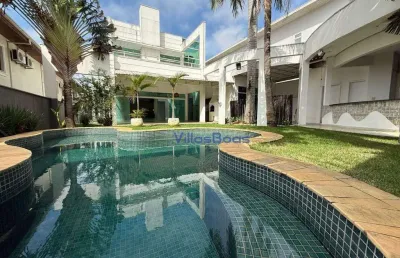 Ideal para retrofit, casa com 4 suítes à venda no jardim aquarius!!