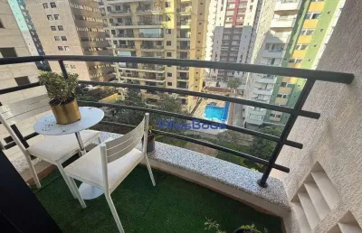 Apartamento com 1 dormitório para alugar, 52 m² por r$ 3.560,52/mês - jardim aquarius - são josé dos campos/sp