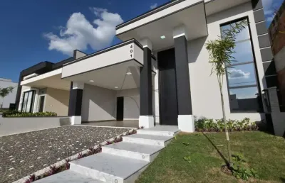 Casa em condomínio fechado com 3 quartos à venda na rua sebastião cardoso, 168, parque brasil 500, paulínia, 198 m2 por r$ 1.884.999