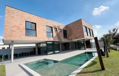 Casa em condomínio fechado com 4 quartos à venda na rua amazônia, s/n, residencial campo camanducaia, jaguariúna, 350 m2 por r$ 3.800.000