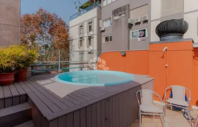 Cobertura com 2 quartos à venda na rua coronel paulino teixeira, 127, rio branco, porto alegre por r$ 1.060.000