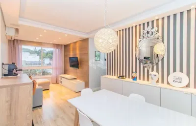 Apartamento com 3 quartos à venda na avenida bento gonçalves, 205, partenon, porto alegre por r$ 600.000