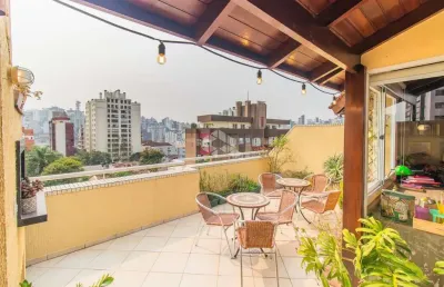 Cobertura com 3 quartos à venda na avenida lageado, 33, petrópolis, porto alegre por r$ 990.000