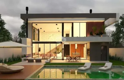Casa em condomínio fechado com 4 quartos à venda na estrada das três meninas, 2000, vila nova, porto alegre por r$ 2.390.000