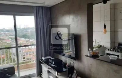 Apartamento para venda em campinas, jardim samambaia, 2 dormitórios, 1 banheiro, 1 vaga