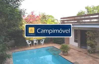 Casa para locação em campinas, parque taquaral, 4 dormitórios, 2 suítes, 7 banheiros, 5 vagas