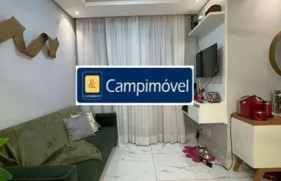 Apartamento garden para venda em campinas, jardim samambaia, 2 dormitórios, 1 banheiro, 1 vaga