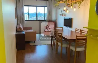 Apartamento para venda em campinas, vila anhangüera, 3 dormitórios, 1 suíte, 3 banheiros, 1 vaga