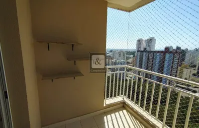 Apartamento para locação em campinas, mansões santo antônio, 3 dormitórios, 1 suíte, 2 banheiros, 2 vagas