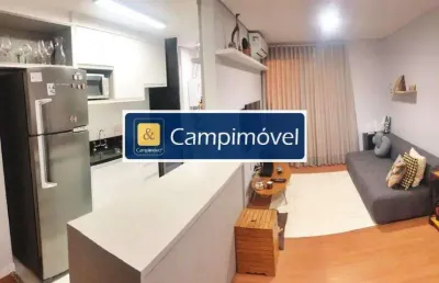 Apartamento para venda em campinas, botafogo, 1 dormitório, 1 suíte, 2 banheiros, 1 vaga