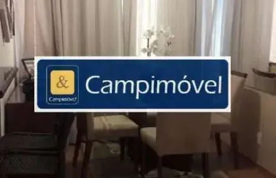 Cobertura para venda em campinas, vila industrial, 3 dormitórios, 1 suíte, 2 banheiros, 2 vagas