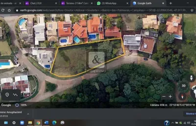 Terreno para venda em campinas, bairro das palmeiras